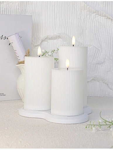 flickering flameless candle
