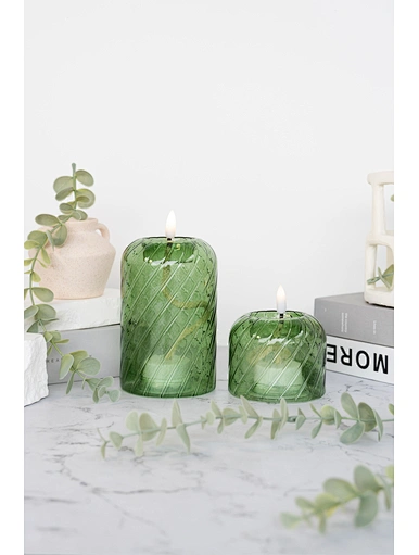 led candle glass light  led light