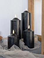 flickering candles