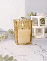 Flameless Artistic Glass Wax Candle