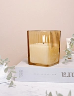 Flameless Artistic Glass Wax Candle