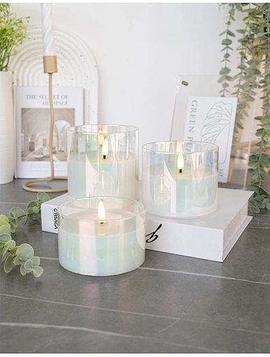 flameless candles wax