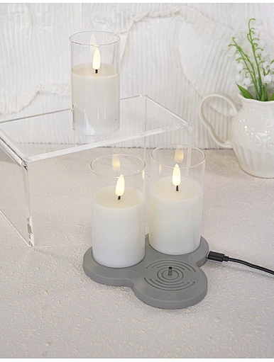 led tealight candle rechargeable