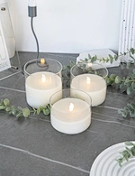 jelly wax candle glass