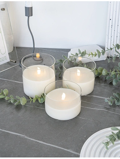 jelly wax candle glass