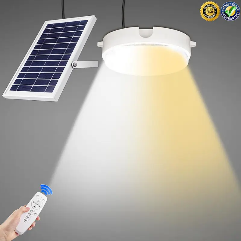 NEW ARRIVAL Sunbonar high brightness Solar led ceiling ROOF light dual color remote  control for the indoor outdoor lighting