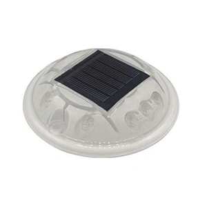 Sunbonar Band Pretty Round PC  IP68 Waterproof LED led solar  road studs for the pathway garage deck garden lighting
