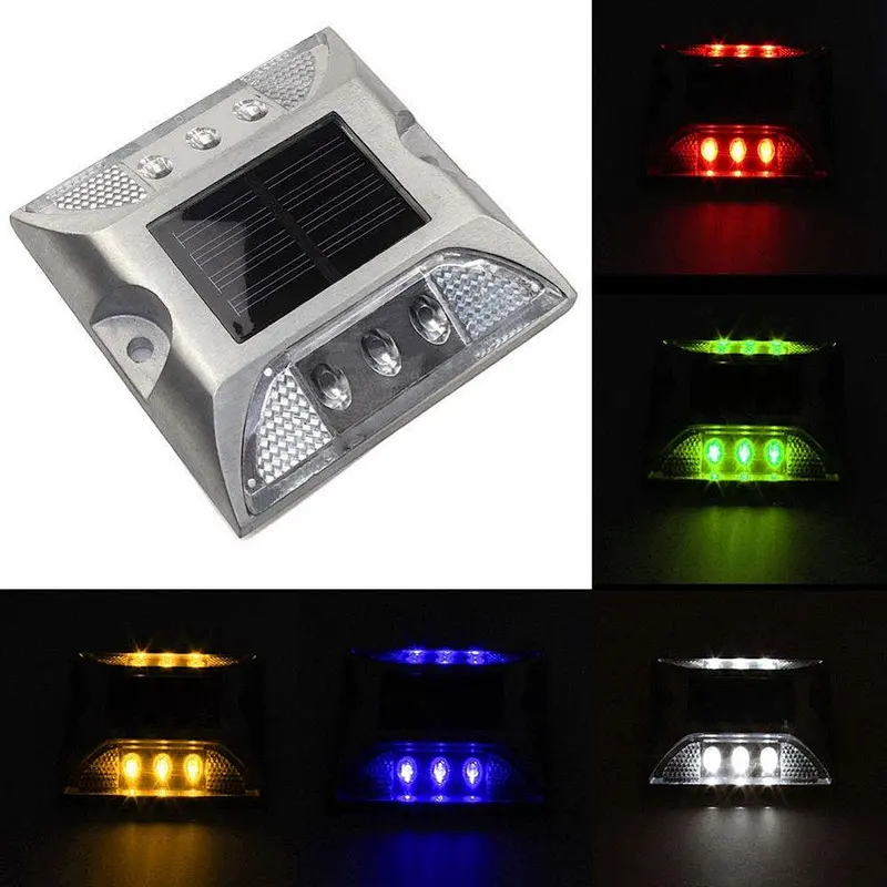Solar Lights Outdoor Pool Fountain Pathway IP68 Waterproof LED Dock Lights Landscape Light Solar Deck Light solar  road studs