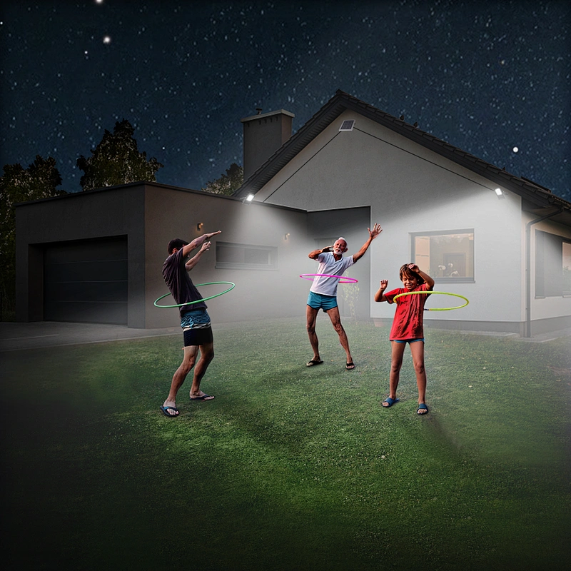 Solar Flood Lights FLAG LIGHTS LED Dusk to Dawn Solar Lights Outdoor Smart Remote Control Solar Powered Flood Light Solar Security Light for Yard Shed Pool Sign Barn Roof Garage
