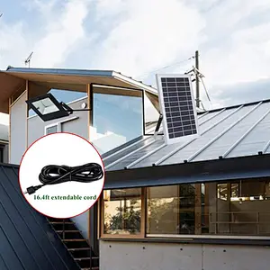 Sunbonar  garden solar flood light 30w with lithium battery