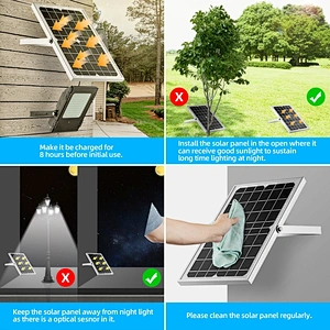 120  led solar flood light solar outdoor using for the garden lighting