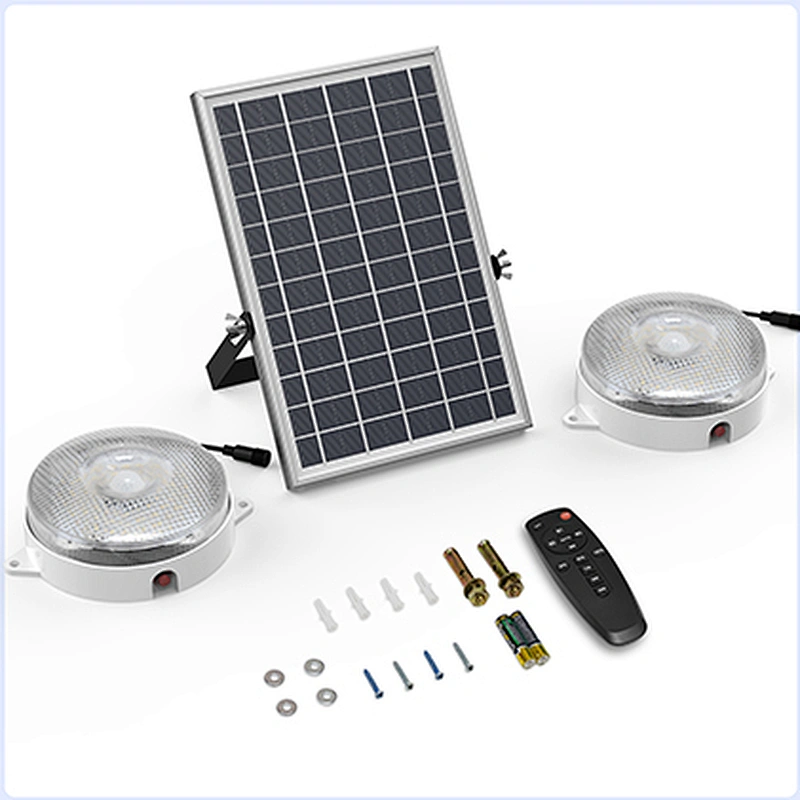 Sunbonar Solar ceiling Lights Indoor Motion Sensor, Brighter 3200K/4000K/6000K 5 Work Modes Solar Powered Pendant Lights Outdoor Home with Remote & Memory,120LED Daytime Available IP65 Dimmable Barn Lamp