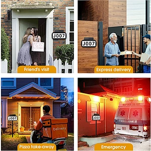 Solar House Numbers Address Sign, Tricolor & Brighter Address Plaque for Outside, 2 Installation Modes(Wall/Grassland) with Memory Function, Waterproof LED Lighted Signs for Yard Home Street