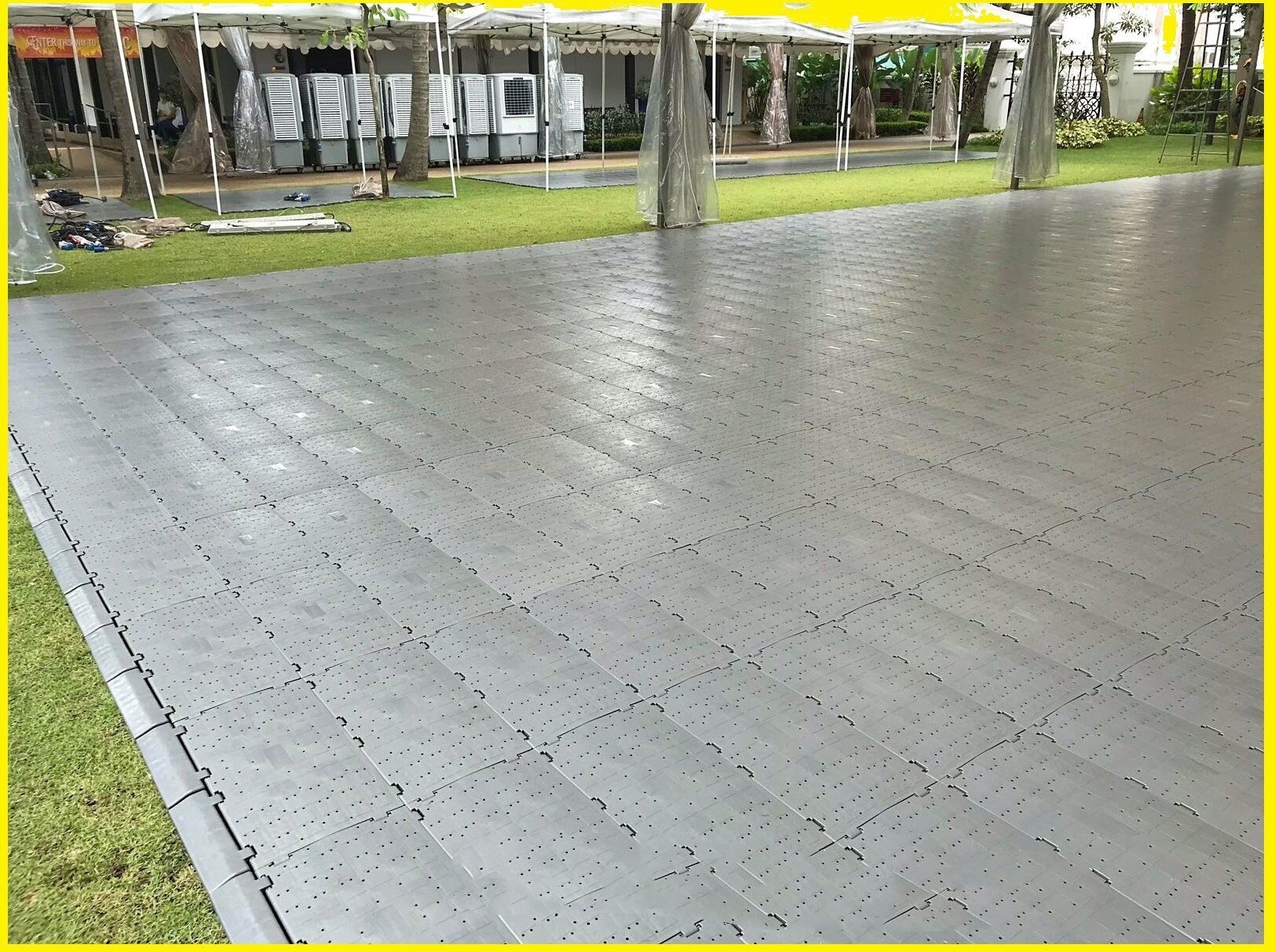 plastic floor
