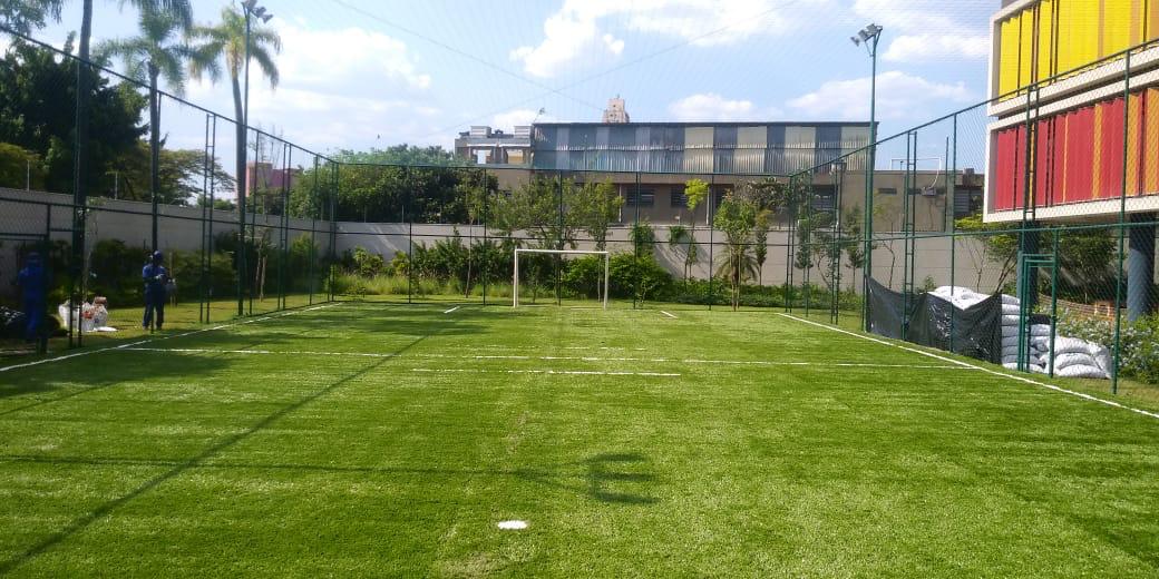 Live stream for introducing artificial grass