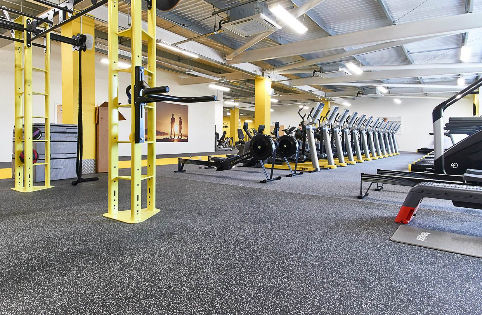 rubber gym floor tiles