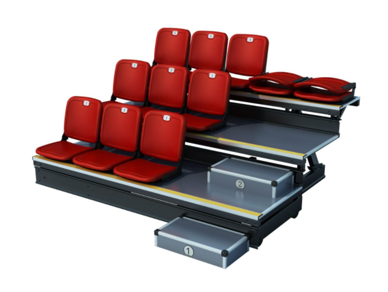bleacher seating
