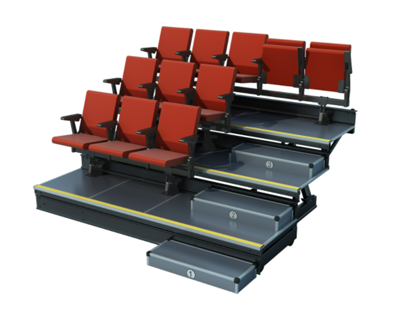 bleacher seating