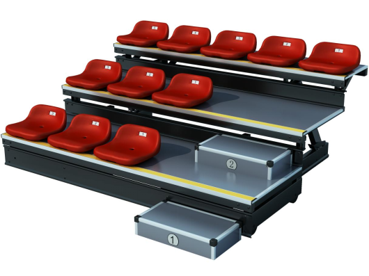 bleacher seating