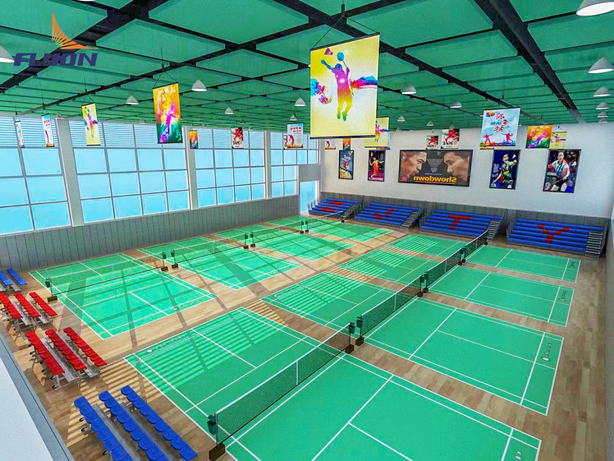 PVC sports flooring