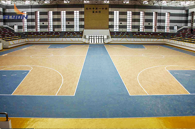 PVC sports flooring