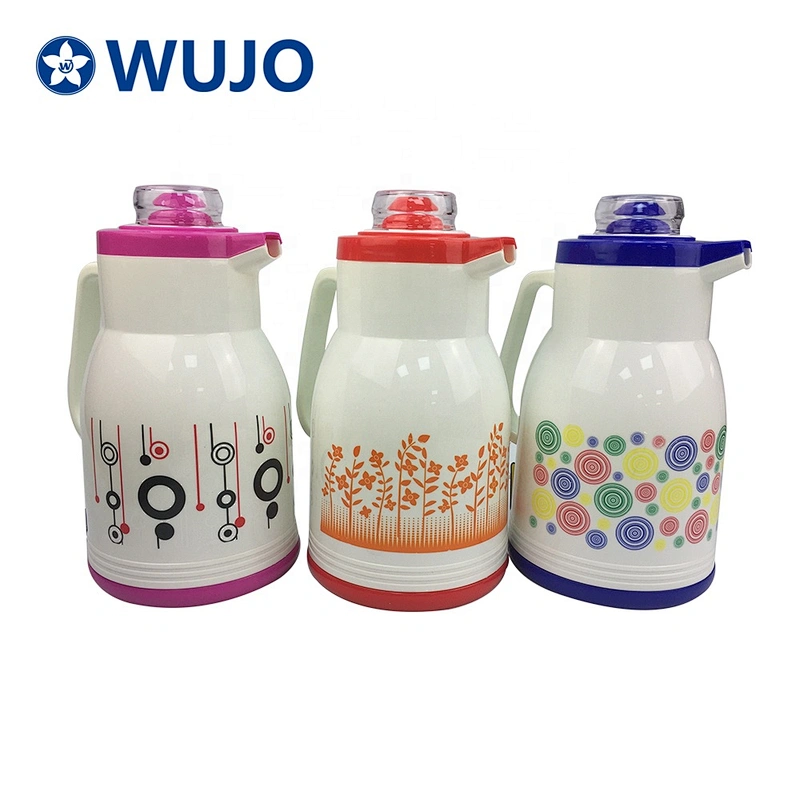 WUJO 1L 1.9L vacuum thermal tea turkish arab insulation plastic coffee pot