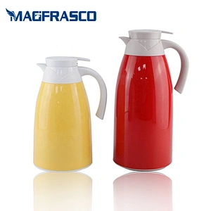 1L 1.3L 1.6L 1.9L Custom wholesale handgrip hot cold water thermal vacuum plastic coffee thermos with glass liner