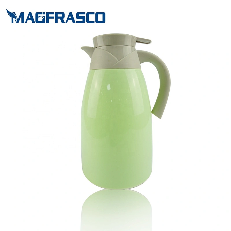 1L 1.3L 1.6L 1.9L Custom wholesale handgrip hot cold water thermal vacuum plastic coffee thermos with glass liner
