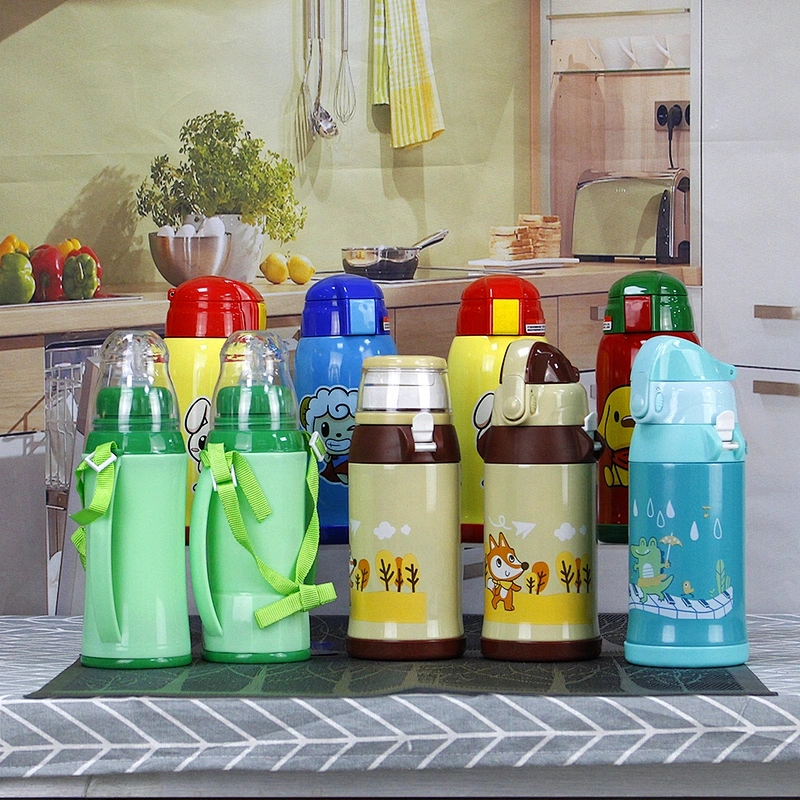 Magfrasco 304 eco bpa free double wall stainless steel vacuum thermos custom kids water bottle with bag