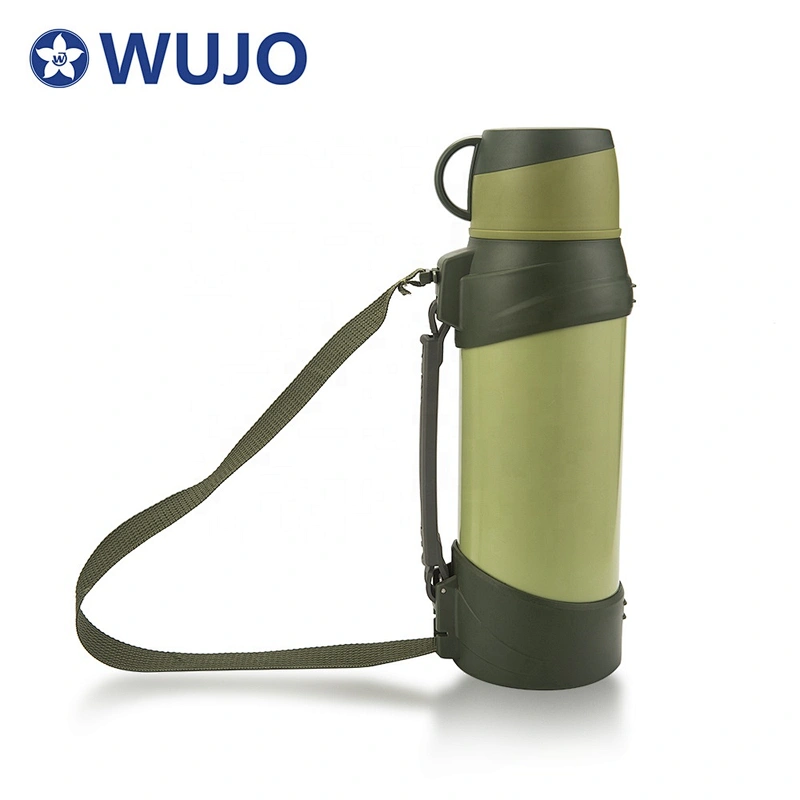 500ml black hot cold double wall thermos camping bicycle sports outdoor water coffee tea stainless steel flask