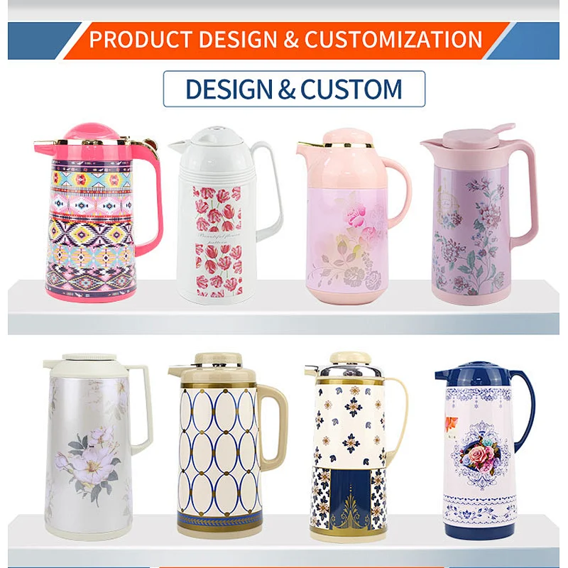 OEM ODM custom decal hot cold water coffee arabic coffee pot sets