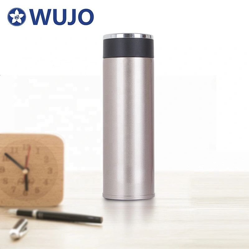 Magfrasco best selling 400ml 13OZ eco double wall stainless steel infuser tea water filter bottle