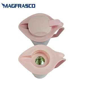Manufacturer Cold Hot Coffee Pot Metal Vacuum Jug  Water Tea Thermos Flask with Glass Refill