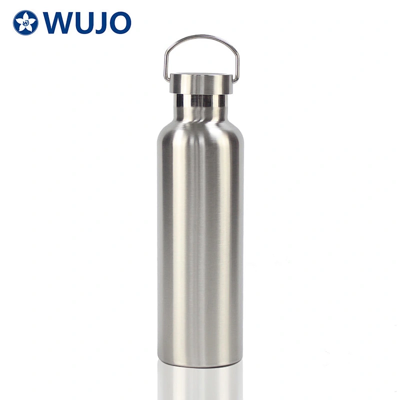 Magfrasco 450ml silver double wall stainless steel water bottle for car