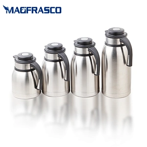 OEM 1.2L 1.5L 2.0 Liters Custom Capacity Logo Stainless Steel Thermal Arab Printed Double Wall Coffee Pot