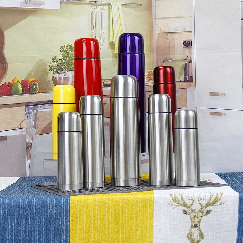 custom printing cheap travel camping outdoor stainless steel insulated thermos vacuum tea thermal flask