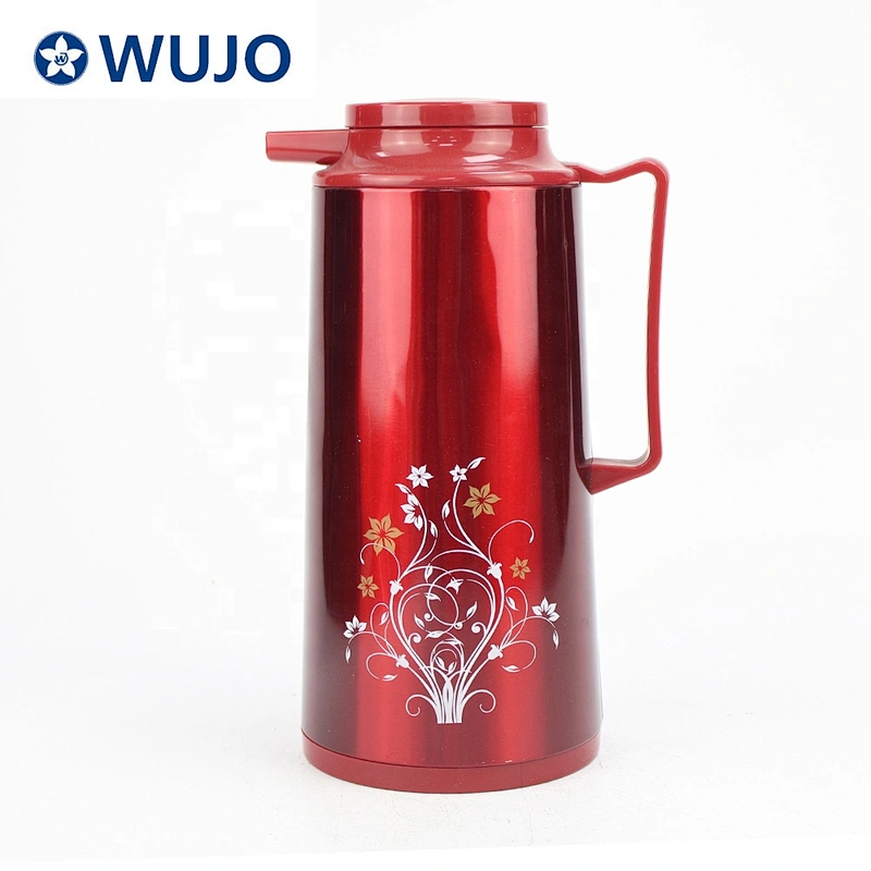 Magfrasco 1L 1.3L 1.6L 1.9L metal body glass lined Egyptian dallah coffee pot thermos