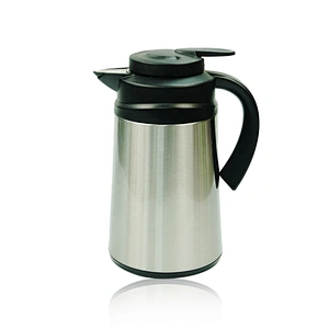1L 1.3L 1.6L 1.9L custom wholesale double wall stainless steel coffee pot with glass liner