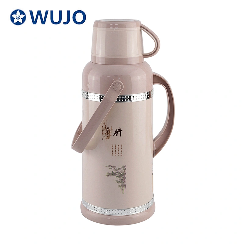 Manufacturer custom logo 3.2L tea coffee thermos vacuum flask glass inner