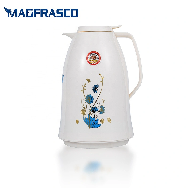 Magfrasco  custom hot cold plastic thermos vacuum flask glass inner