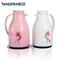 0.5L 1L 2L Custom Logo Printing Free Sample Dubai Arab Yemen Coffee Thermos Plastic Vacuum Flask
