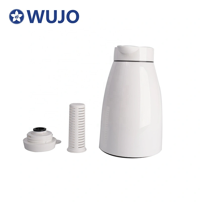 WUJO 2L glass refill arab white filter infuser plastic coffee thermos tea pot