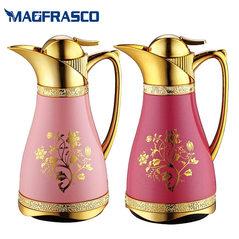 Factory 1L Luxury Glass Refill Insulated Thermal Thermos Coffee Vacuum Jug with Custom  Printing