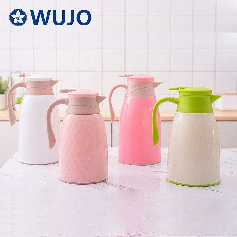 WUJO 1L 1.3L 1.6L 1.9L  glass refill vacuum insulated thermal tea and coffee pot
