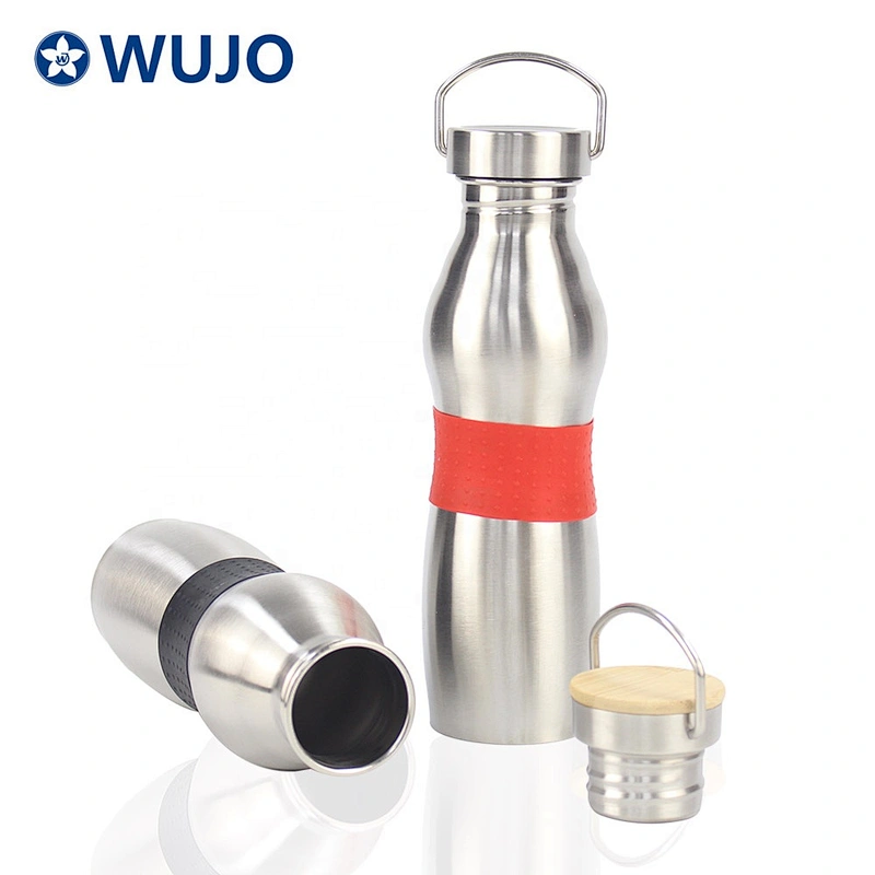 Magfrasco custom 750ml  stainless steel  blue single wall metal water bottle