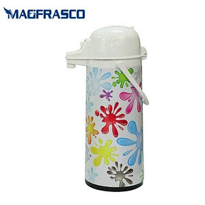 Factory Sri Lanka Bangladesh Insulation Water Container Glass Refill Metal Pump Dispenser Coffee Pot  AirPot