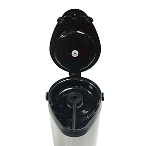 WUJO 3L wholesale best selling silver stainless steel glass liner coffee dispenser thermos