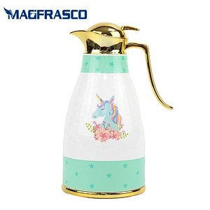 0.68L 1L High Quality Candle Burn Tea Water Beverage Glass Inner Personalized Thermos Coffee Pot