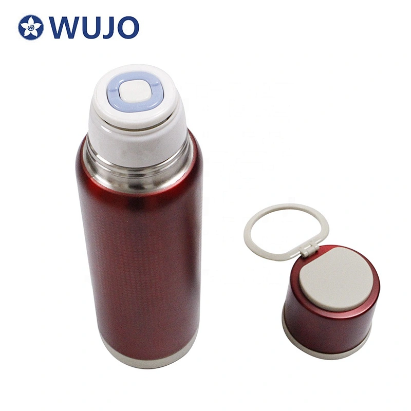 Magfrasco 350ml / 500ml silver black double wall thermos stainless steel