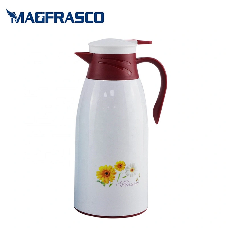 WUJO 1L 1.3L 1.6L 1.9L  glass refill vacuum insulated thermal tea and coffee pot